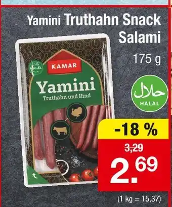 Zimmermann Kamar yamini truthahn snack salami Angebot