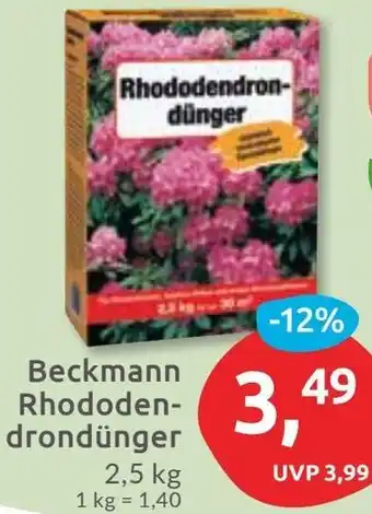 Budni Beckmann Rhododendrondünger Angebot