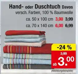 Zimmermann Davos hand- oder duschtuch Angebot