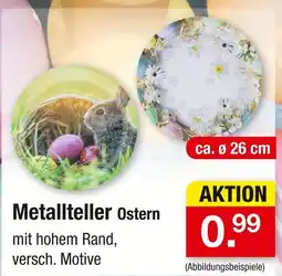 Zimmermann Metallteller ostern Angebot