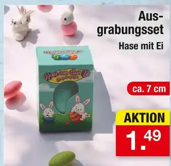 Zimmermann Hase aus dem ei ausgrabungsset hase mit ei Angebot