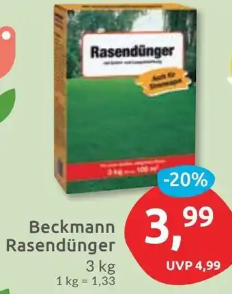 Budni Beckmann Rasendünger Angebot