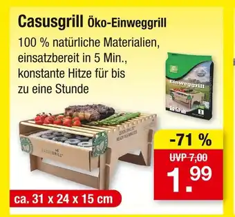 Zimmermann Casusgrill öko-einweggrill Angebot