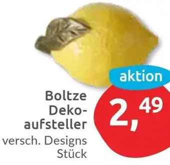 Budni Boltze Dekoaufsteller Angebot