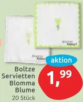 Budni Boltze Servietten Blomma Blume Angebot