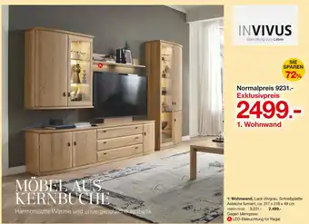 Möbelzentrum Pforzheim Invivus wohnwand Angebot