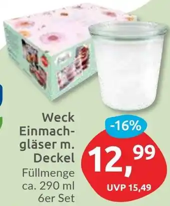 Budni Weck Einmachgläser m. Deckel Angebot