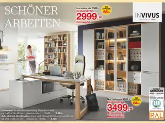 Möbelzentrum Pforzheim Invivus schreibtisch kombination Angebot