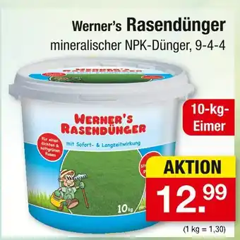 Zimmermann Werner’s rasendünger Angebot