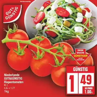 Edeka Gut&günstig rispentomaten Angebot