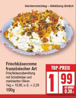 Edeka Frischkäsecreme französischer art Angebot