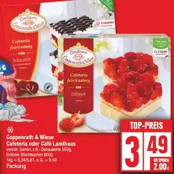 Edeka Coppenrath & wiese cafeteria fein & sahnig donauwelle oder erdbeere Angebot