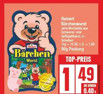 Edeka Reinert bärchenwurst Angebot