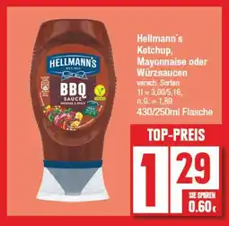 Edeka Hellmann's ketchup oder mayonnaise Angebot