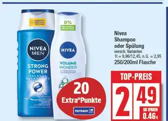 Edeka Nivea shampoo oder spülung Angebot