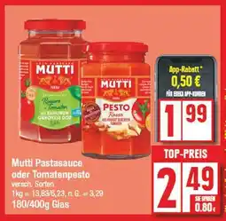 Edeka Mutti pastasauce oder tomatenpesto Angebot