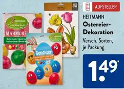 Aldi Süd HEITMANN Ostereier Dekoration Angebot