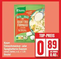 Edeka Knorr feinschmecker- oder spaghetteria-saucen Angebot