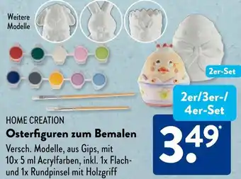 Aldi Süd HOME CREATION Osterfiguren zum Bemalen Angebot