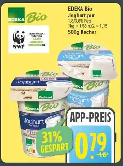 Edeka Edeka bio joghurt pur Angebot