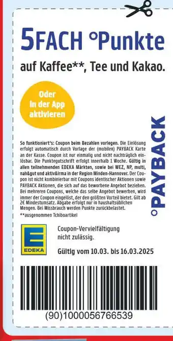 Edeka Edeka 5fach °punkte Angebot