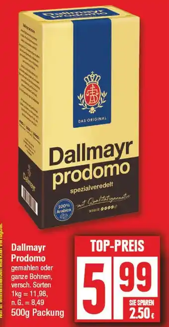 Edeka Dallmayr prodomo Angebot