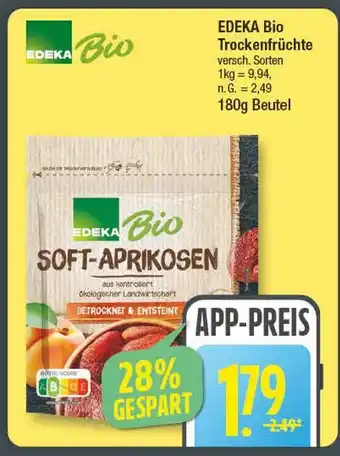 Edeka Edeka bio soft-aprikosen Angebot