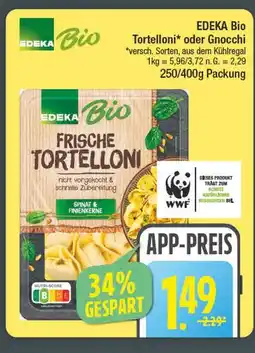 Edeka Edeka bio tortelloni oder gnocchi Angebot