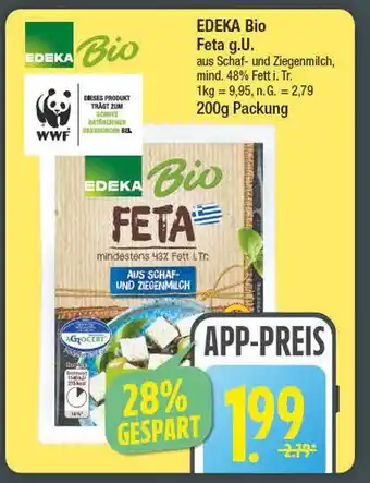 Edeka Edeka bio feta g.u Angebot