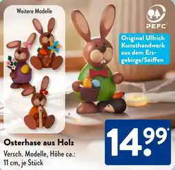 Aldi Süd Osterhase aus Holz Angebot