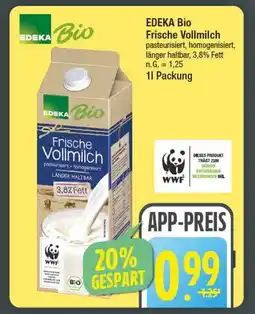 Edeka Edeka bio frische vollmilch Angebot