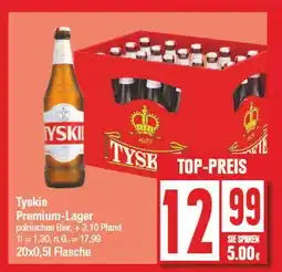 Edeka Tyskie premium-lager Angebot