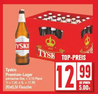 Edeka Tyskie premium-lager Angebot