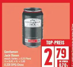 Edeka Jack daniel's gentleman jack dosen Angebot