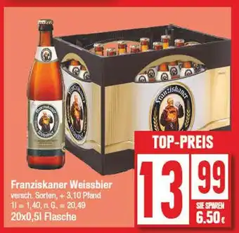 Edeka Franziskaner weissbier Angebot