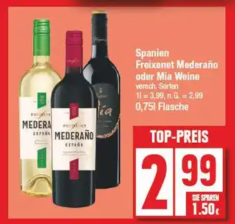 Edeka Freixenet mederano oder mia weine Angebot