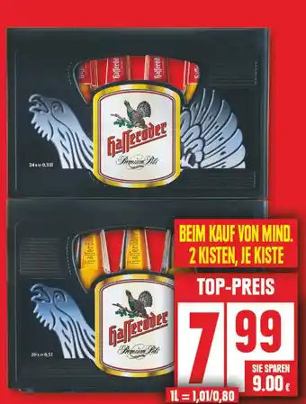 Edeka Hasseröder premium pils Angebot