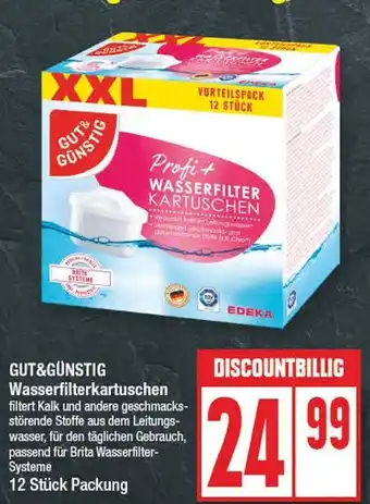 Edeka Gut&günstig wasserfilterkartuschen Angebot