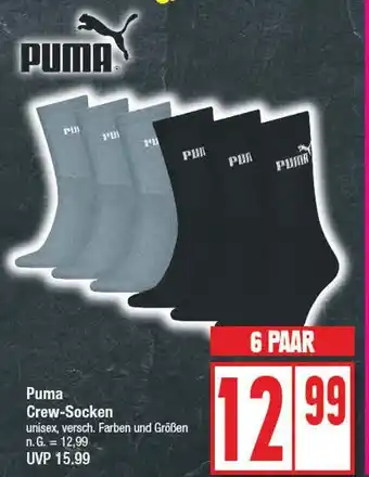 Edeka Puma crew-socken Angebot