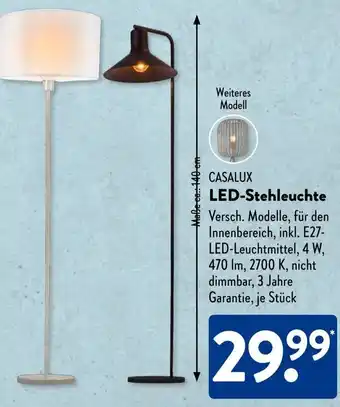 Aldi Süd CASALUX LED-Stehleuchte Angebot