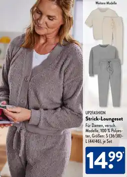 Aldi Süd UP2FASHION Strick-Loungeset Angebot