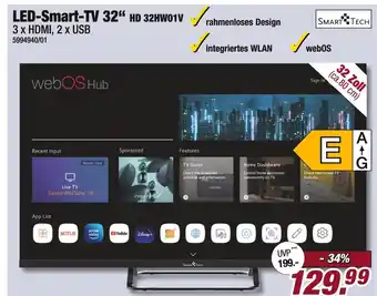 Poco Smart tech led-smart-tv 32 hd 32hw01v Angebot