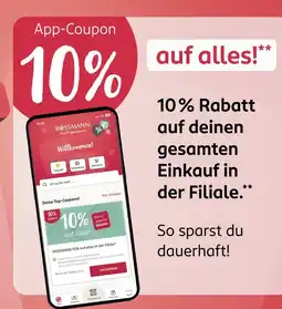 Rossmann 10 % rabatt Angebot