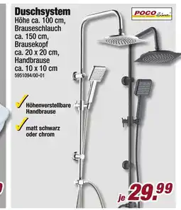 Poco Pocoline duschsystem Angebot