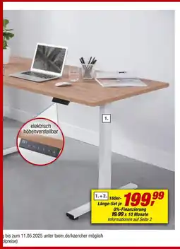 toom Baumarkt Schreibtisch Angebot