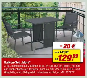 toom Baumarkt Moni balkon-set Angebot