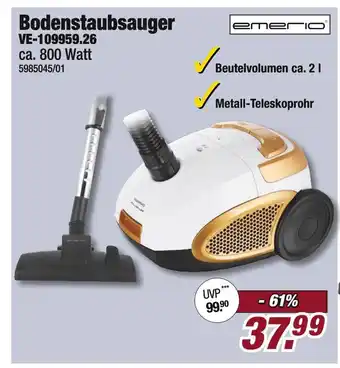 Poco Emerio bodenstaubsauger Angebot