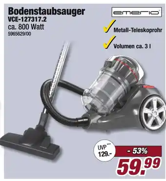 Poco Emerio bodenstaubsauger vce-127317.2 Angebot