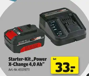 Hagebau Einhell starter-kit „power x-change 4,0 ah“ Angebot