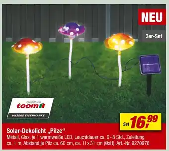 toom Baumarkt Toom solar-dekolicht pilze Angebot